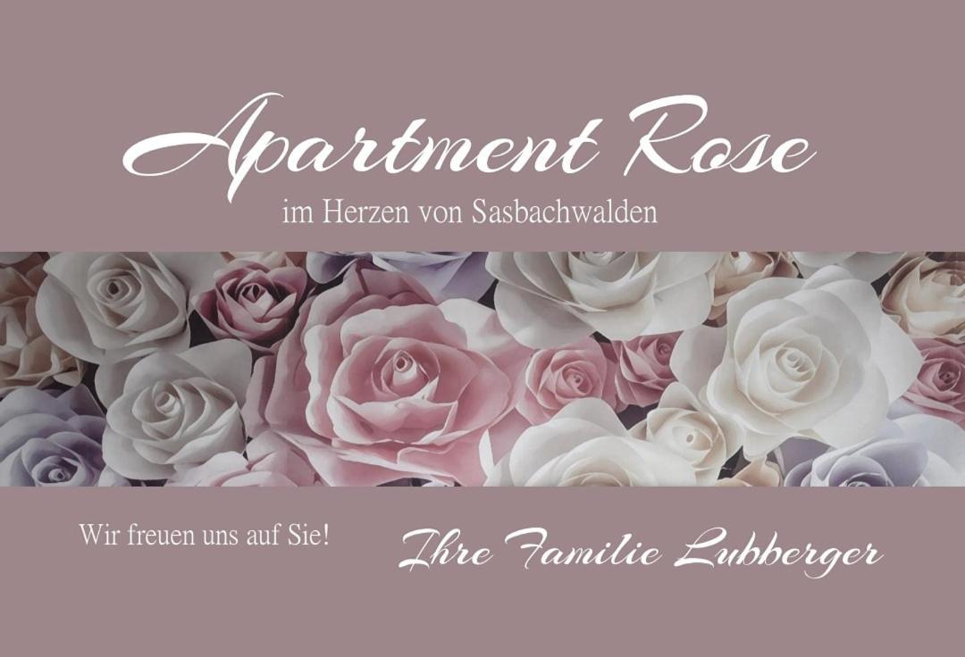 Apartment Rose Засбахвальден Экстерьер фото